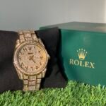 Rolex Iced Stone Watch
