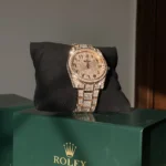 Rolex Iced Stone Watch