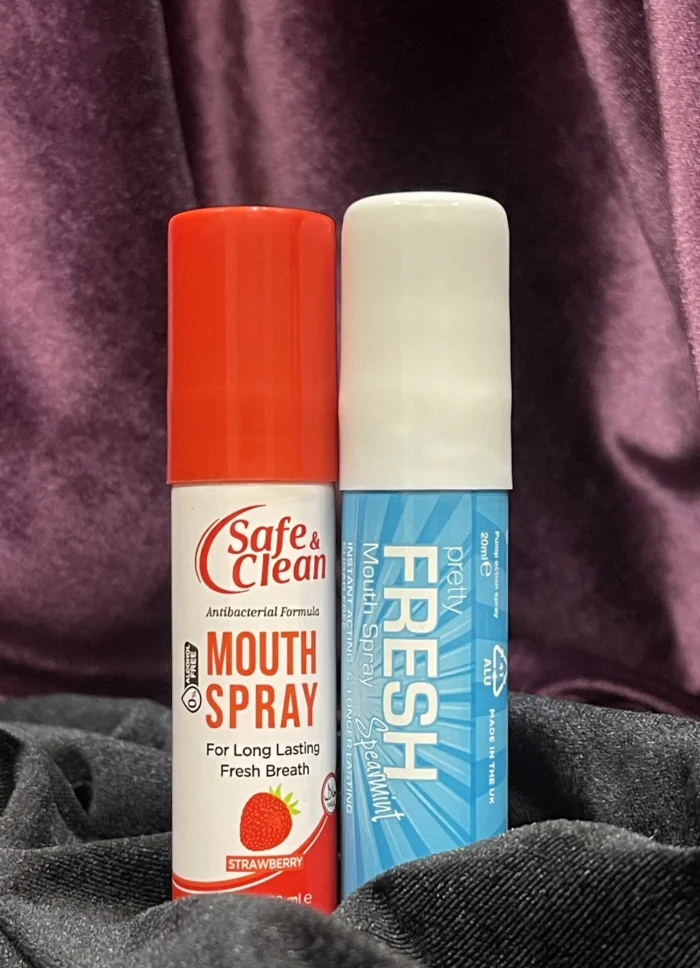 Safe&clean strawberry+ fresh mint flavor mouth spray - Image 1