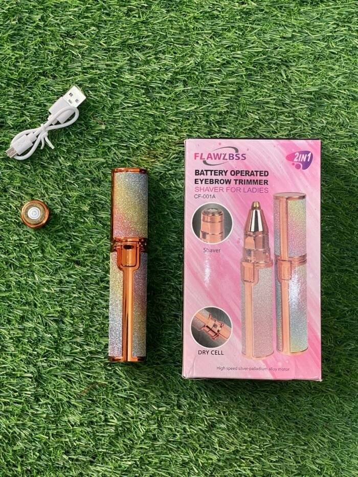 2 in 1 eyebrow trimmer & shaver for ladies - Image 2